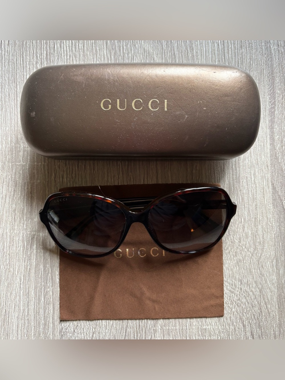 Gucci Women's Tortoiseshell Sunglasses